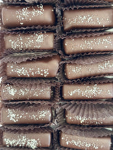 Load image into Gallery viewer, Milk Chocolate Caramel Logs with Sea Salt