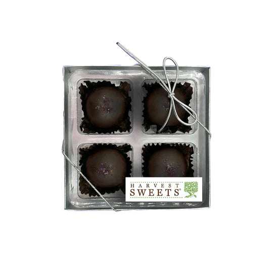 Harvest Sweets: Blueberry Dark Chocolate Truffle Gift Box