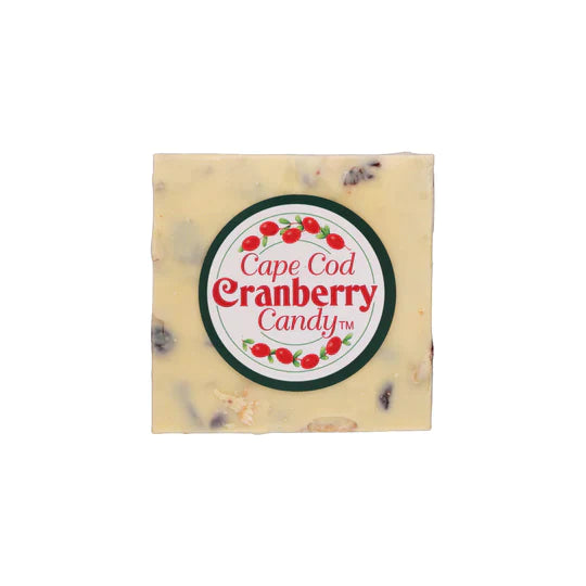 Cape Cod Cranberry Candy: White Chocolate Cranberry & Cashew Bark