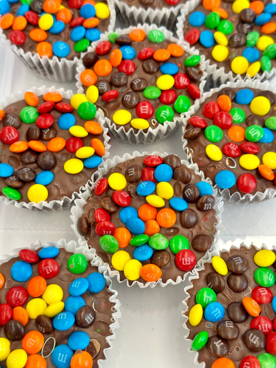 Milk Chocolate Oreo Cup with M&Ms