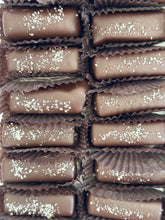 Load image into Gallery viewer, Milk Chocolate Caramel Logs with Sea Salt
