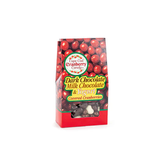 Cape Cod Cranberry Candy: Milk, Dark, Yogurt Covered Cranberry Blend