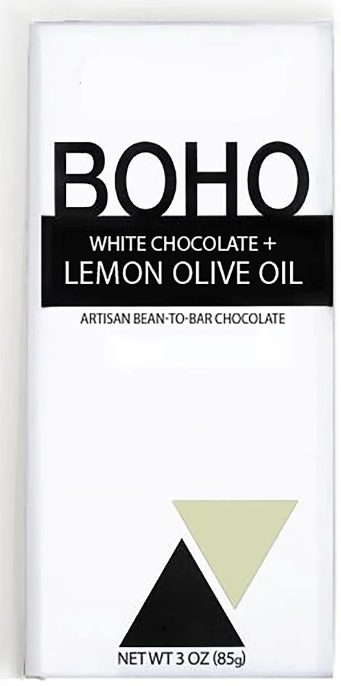 Boho White Chocolate + Lemon Olive Oil