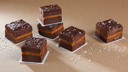 Dark Chocolate Sea Salt Caramel Fudge